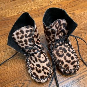 ISABEL MARANT Leopard Moccasin Bootie